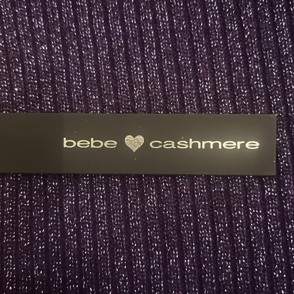 Bebe Purple Cashmere Sweater - Picture 10 of 14